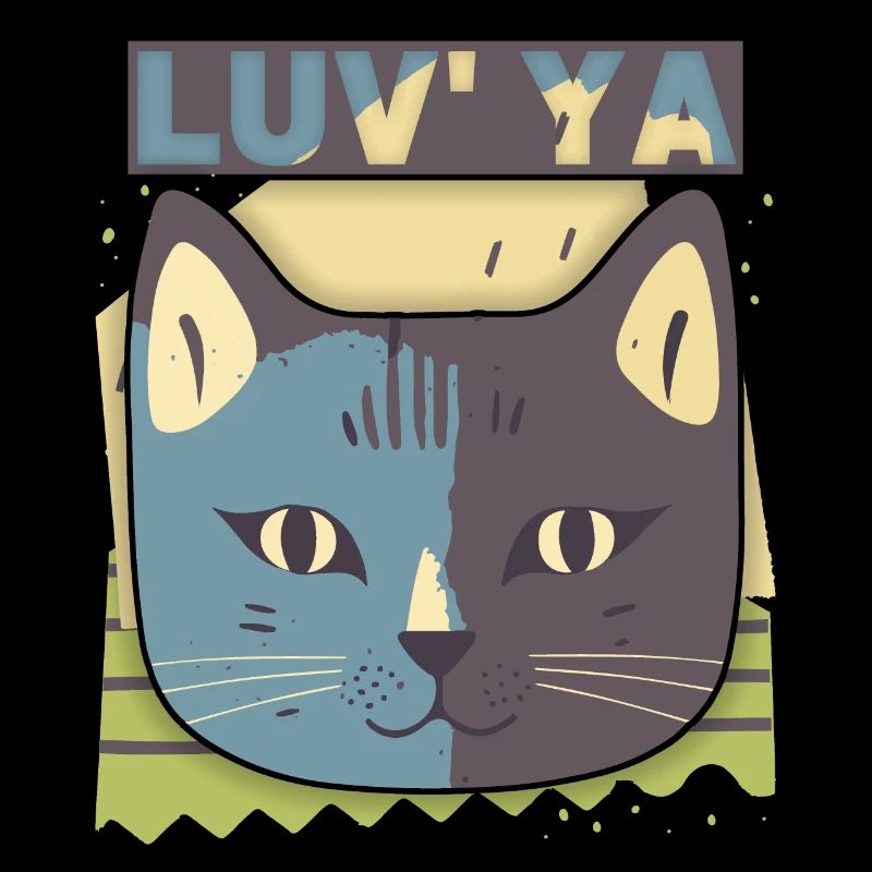 Chat de la Saint-Valentin, tête de chat, déclaration d’amour