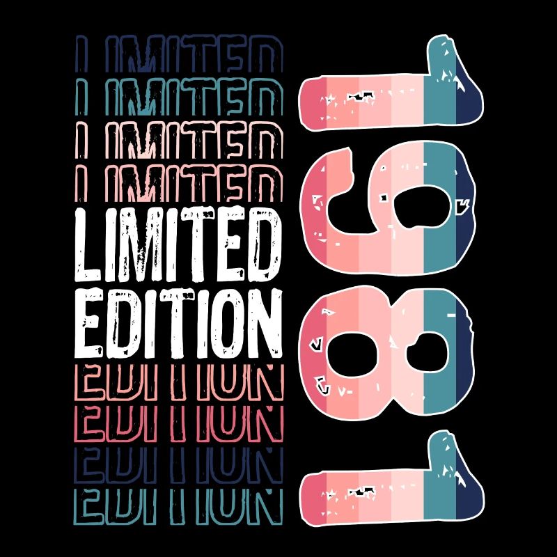 Limited Edition seit 1981 Geburtstag Vintage 1981