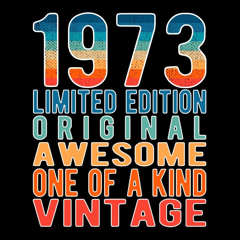 Edition limitée depuis 1973 Anniversaire Millésime 1973