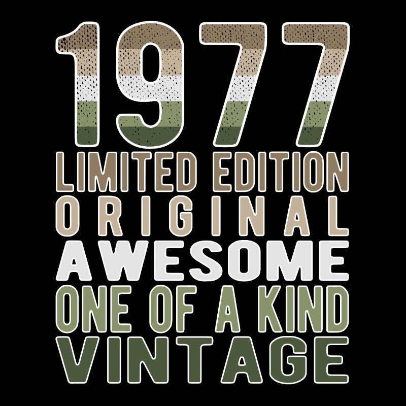 Limited Edition seit 1977 Geburtstag Vintage 1977