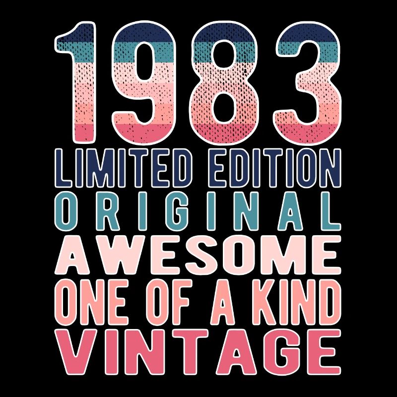 Limited Edition seit 1983 Geburtstag Vintage 1983