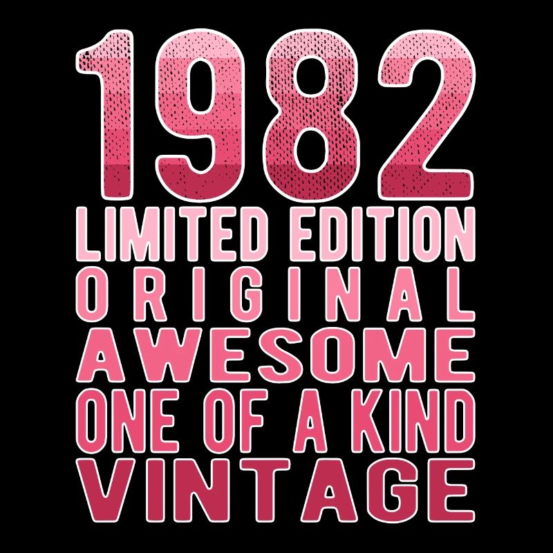 Edition limitée depuis 1982 Anniversaire Millésime 1982