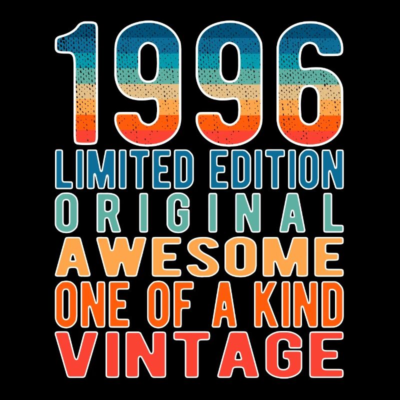 Limited Edition seit 1996 Geburtstag Vintage 1996