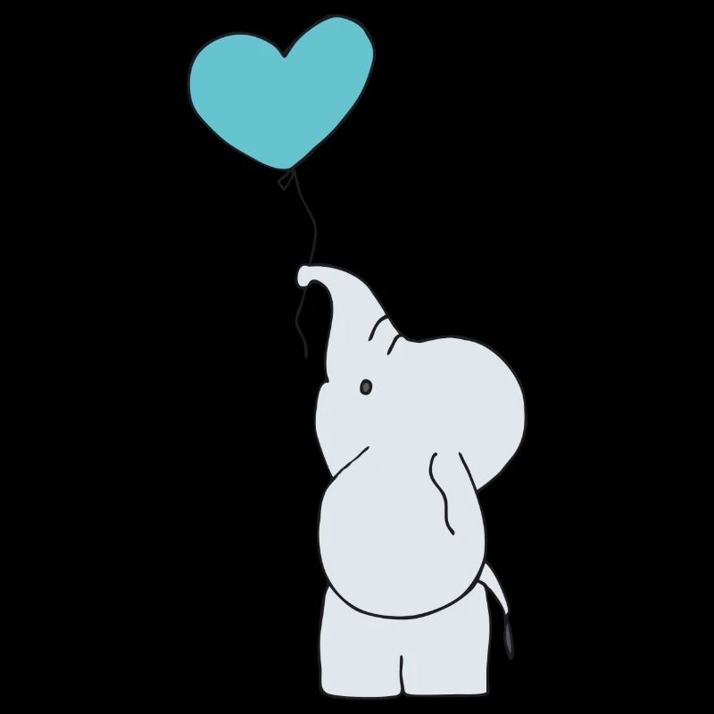 Eléphant avec ballon