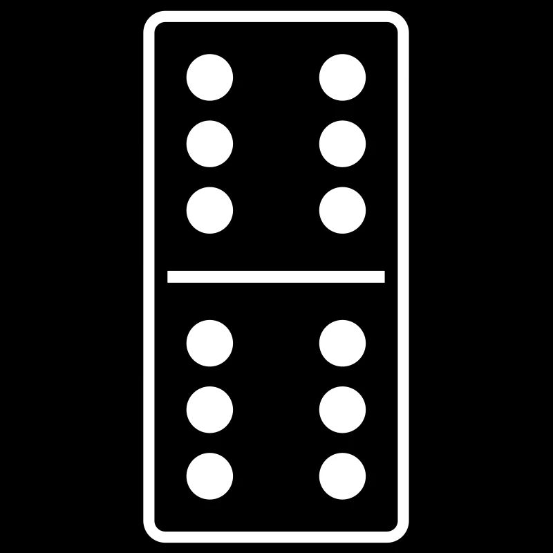 DOMINO STONE 6:6 - VARIABLE COLOR - VECTOR DESIGN!