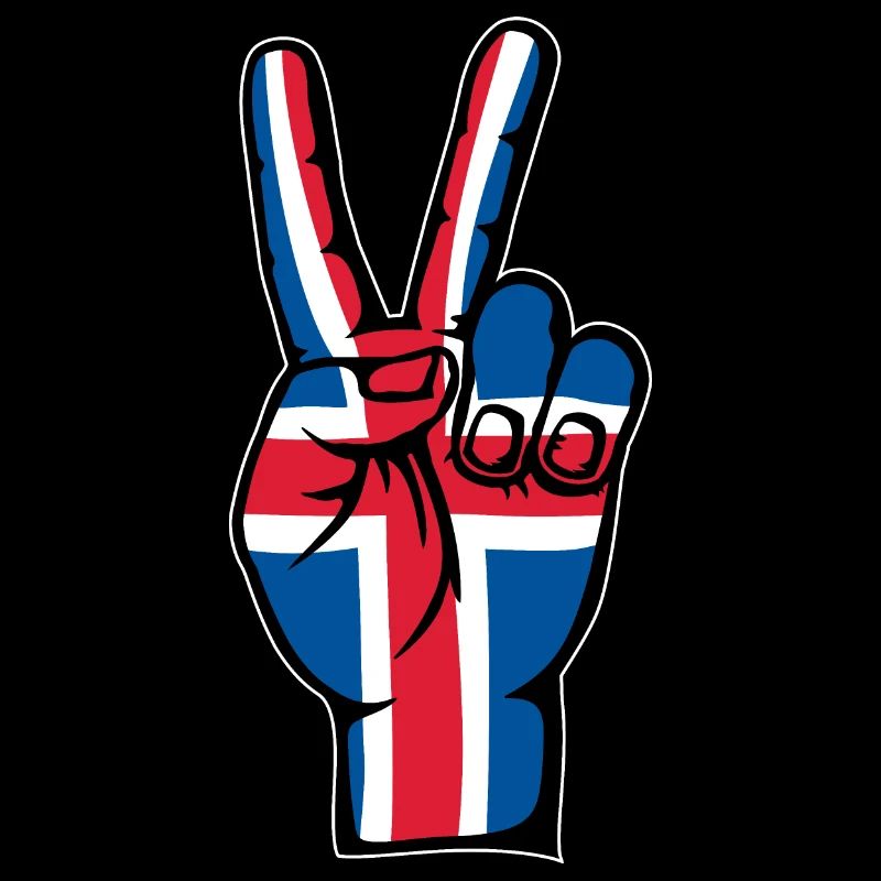 Drapeau de l’Islande Symbole de la Victoire De La Paix