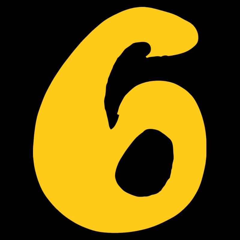 Nummer 6 Handschrift