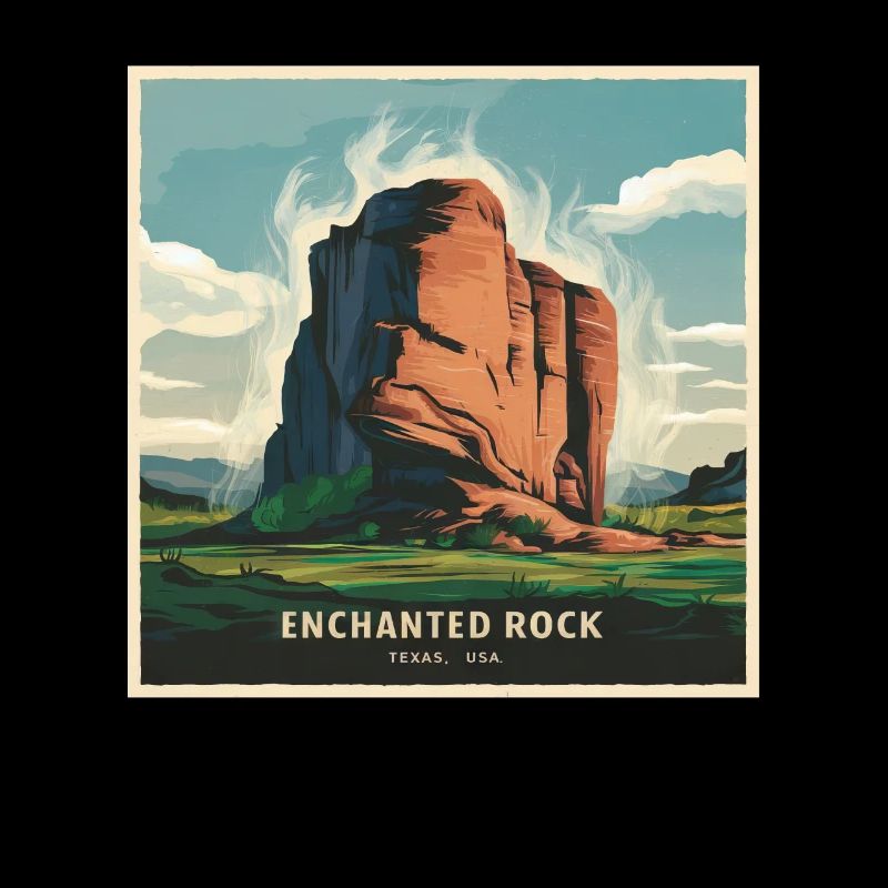 Enchanted Rock Texas Mountains Landscape