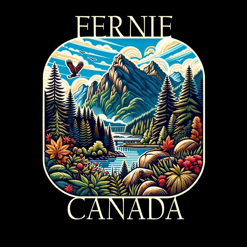 Fernie, British Columbia, Mountains Landscape