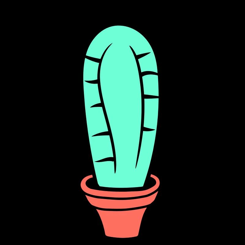 Small Cactus Spines Desert Cacti Flower Pot