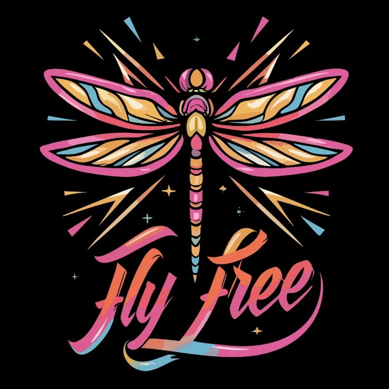Voler librement - Libellule