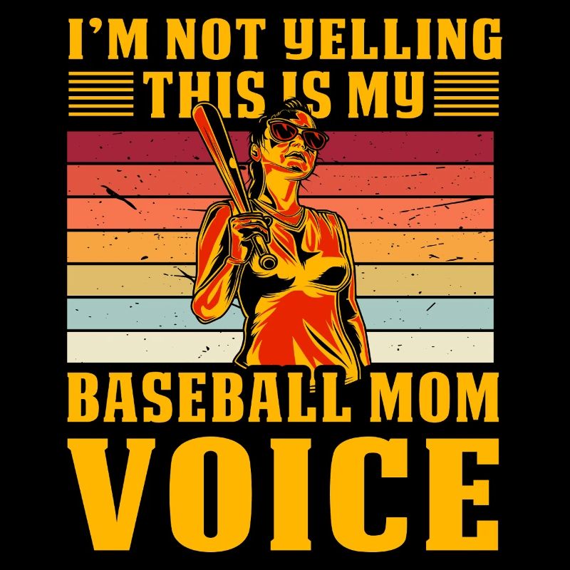 Je ne crie pas, c’est ma voix de maman de baseball