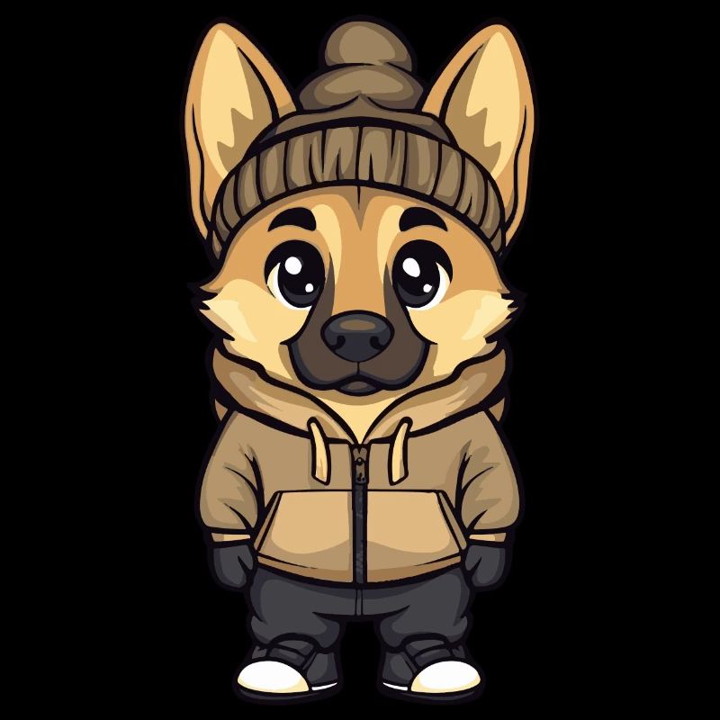 Schäferhund Hund Stylisch