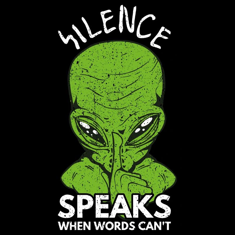 Le silence parle quand les mots ne le peuvent pas - Deep Thinker