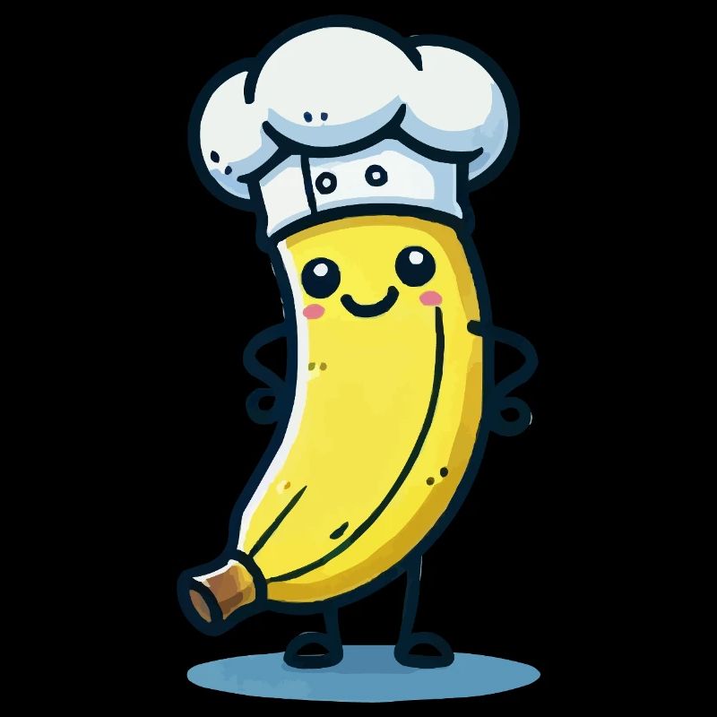 Banane Comic Cuisinier