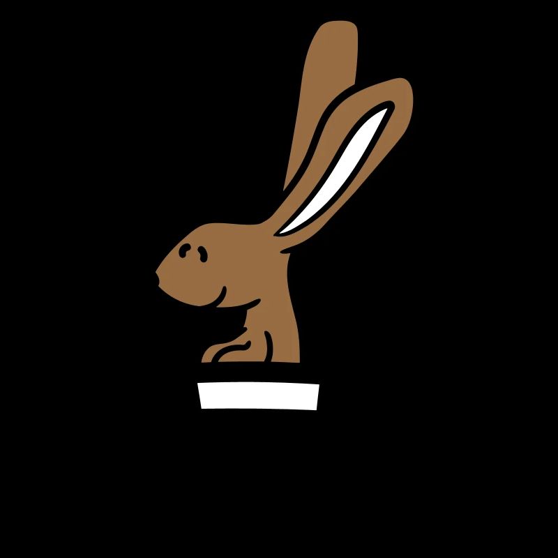 Lapin Chapeau Haut de forme Sorcier Lapin Sorcier Mignon