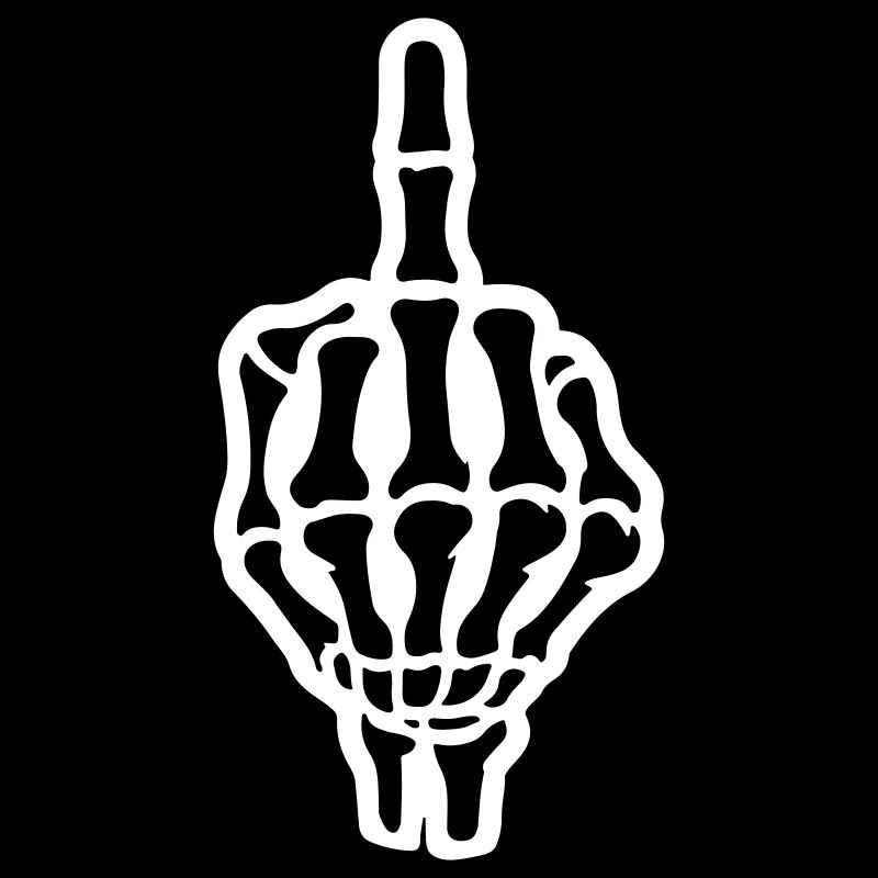 Skelett Mittelfinger Hand