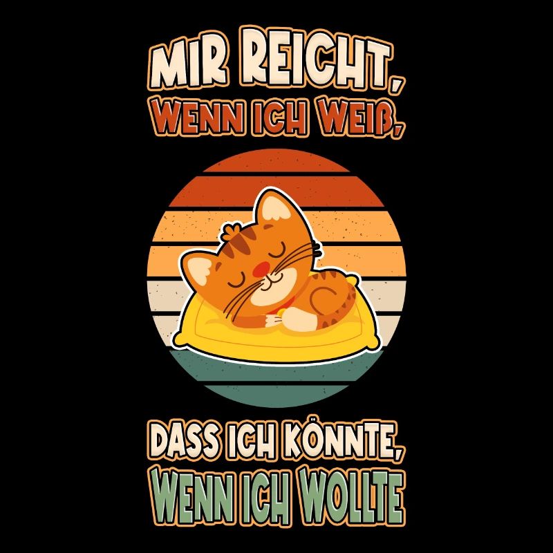 Kat Chill Lazy Træt Sløv Siger Sjovt