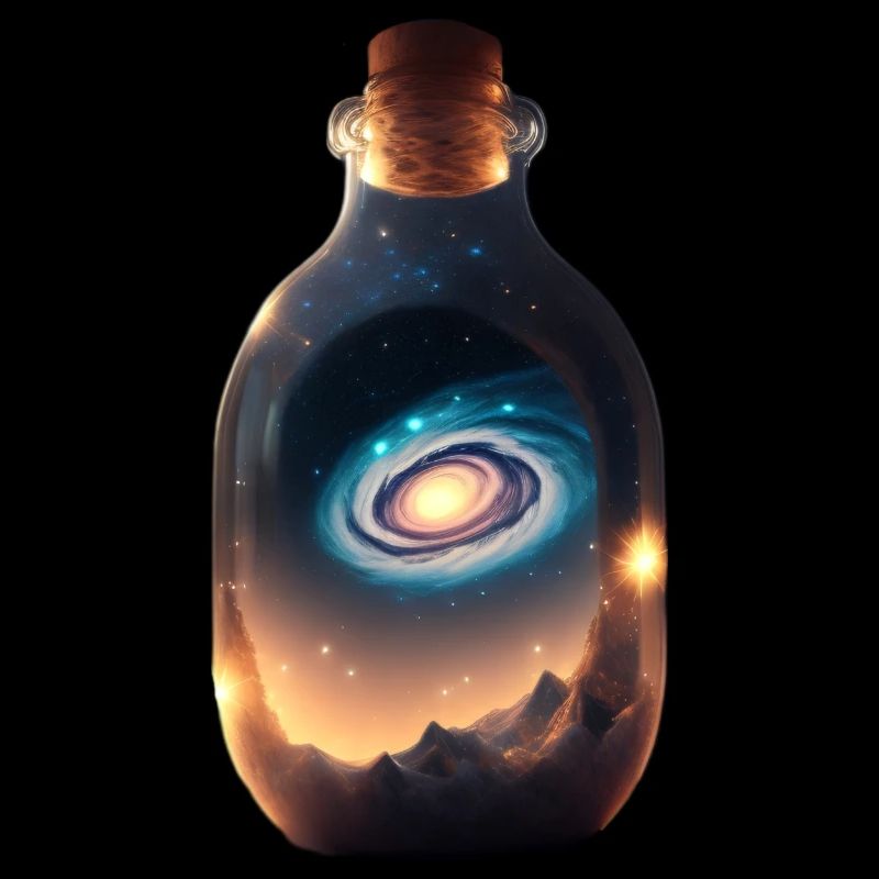 Die Milchstrasse in einer Flasche