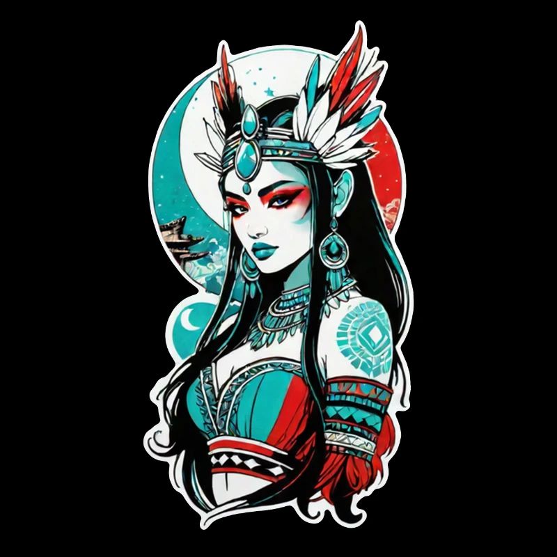 princesse indienne - aztek