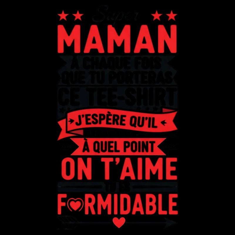 Super Mama, wir lieben dich, Muttertag, Geburtstagsgeschenk