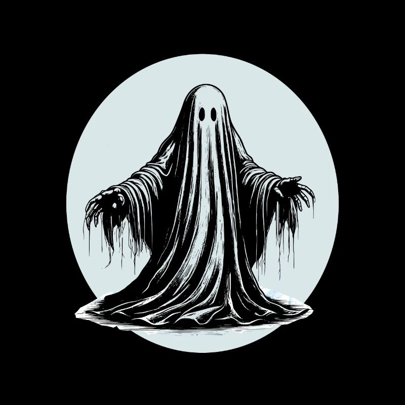 Conception graphique fantôme cool