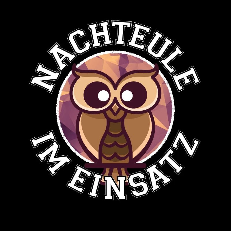 Nachteule im Einsatz Nachtdienst Eule