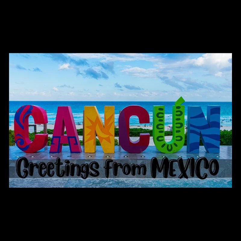 Salutations du Mexique . Cancun