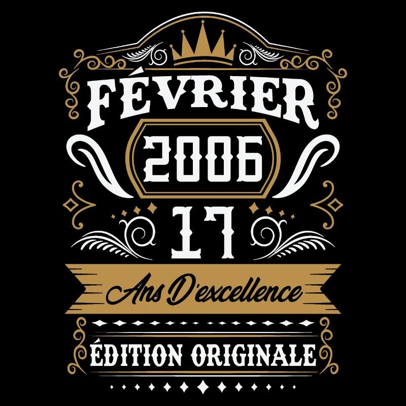 Février 2006 17 Ans Rétro Cadeau D'anniversaire