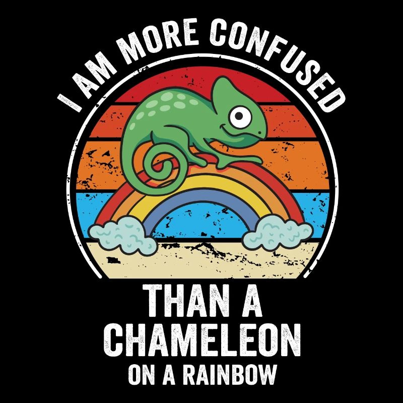 Je suis plus confus qu’un caméléon