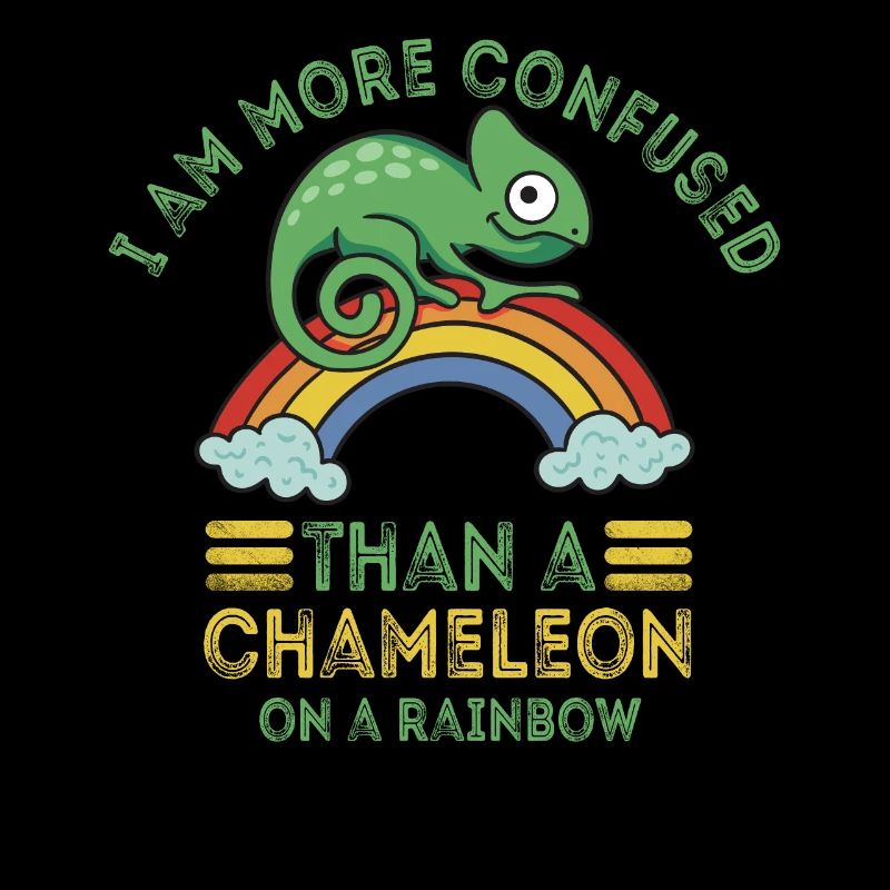 I'm more confused than a chameleon
