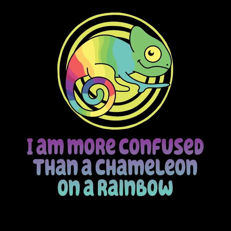 Je suis plus confus qu’un caméléon