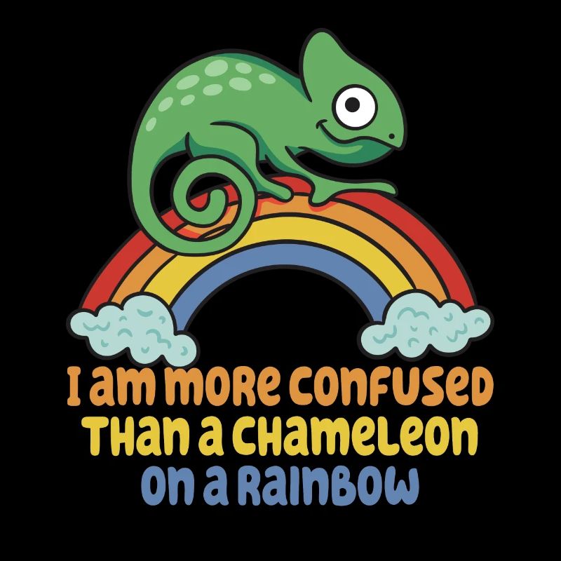 Je suis plus confus qu’un caméléon