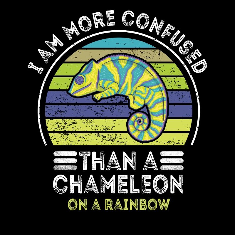 Je suis plus confus qu’un caméléon