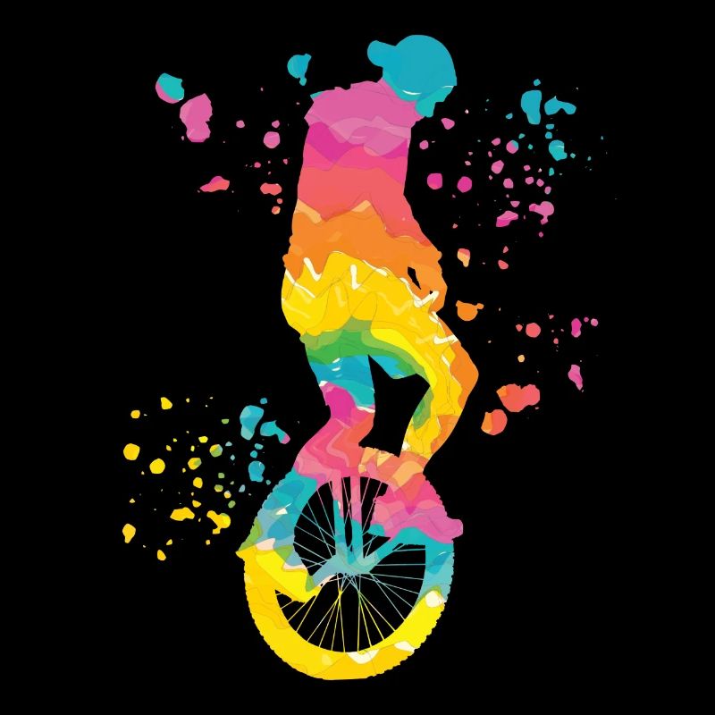 Einradfahrer Einradfahren Einrad