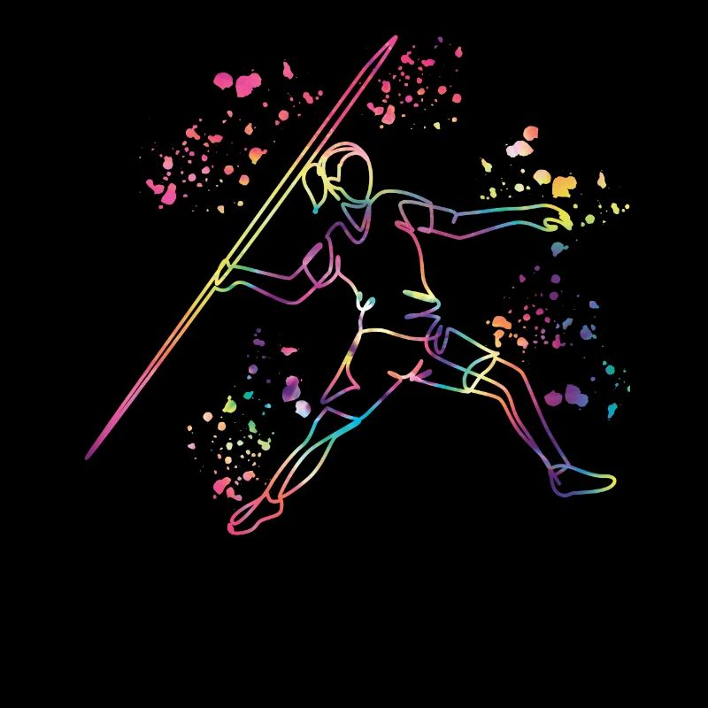 Javelin Throw Colorsplash Javelin Throw