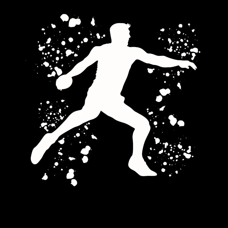 Diskuswerfer Colorsplash Diskuswurf