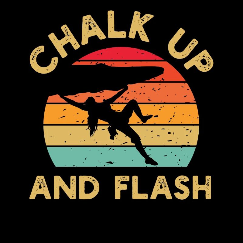 Chalk Up and Flash Boulderer Boulder