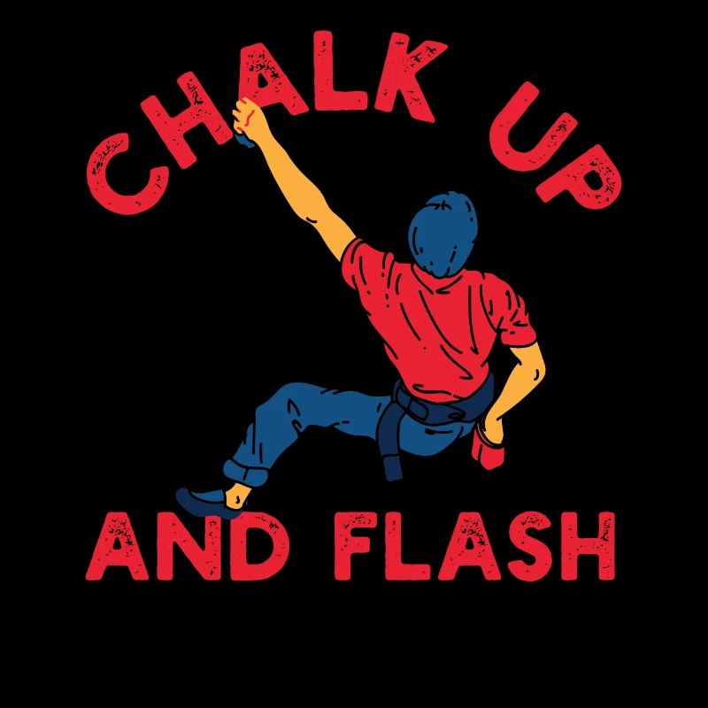 Chalk Up Und Flash Boulderer Boulder