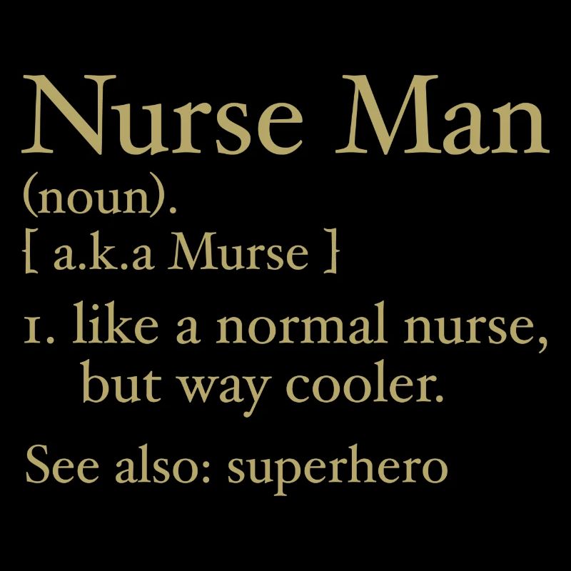 Lustiger Krankenpfleger Mann Definition