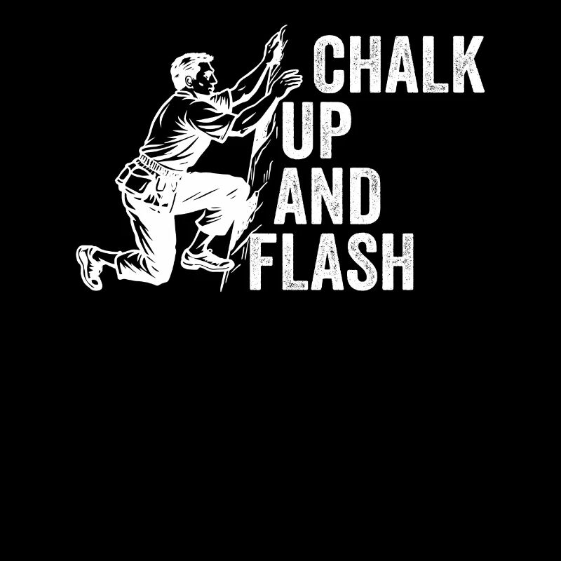 Boulderer Chalk Up Und Flash Bouldering