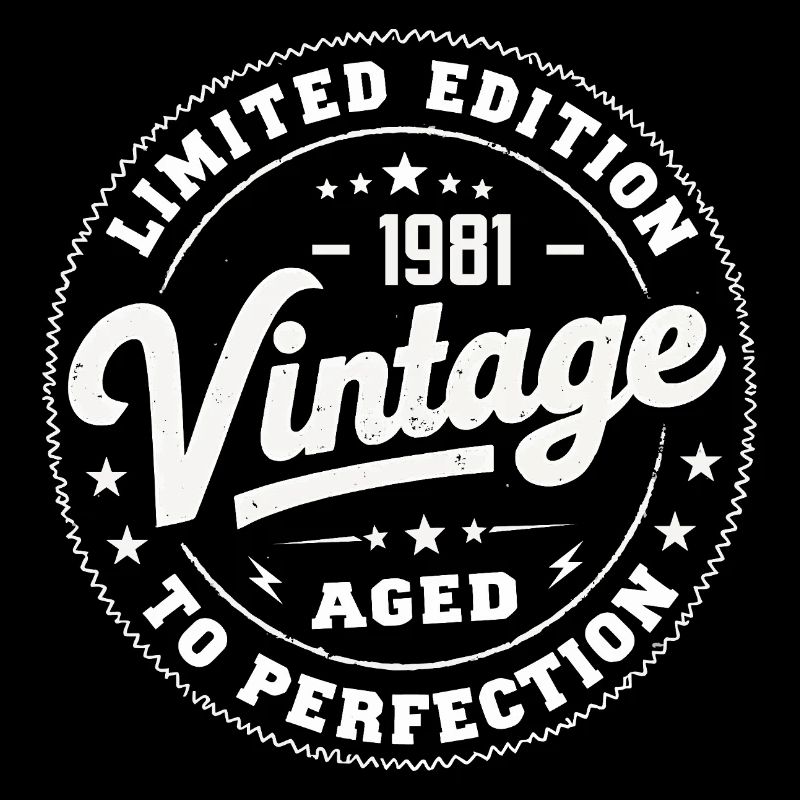 Legende seit 1981 Genial seit 1981 Retro 1981