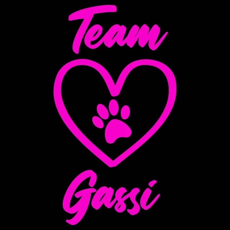team gassi pfote liebe