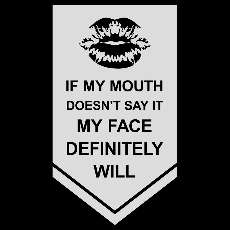 my face definitely will