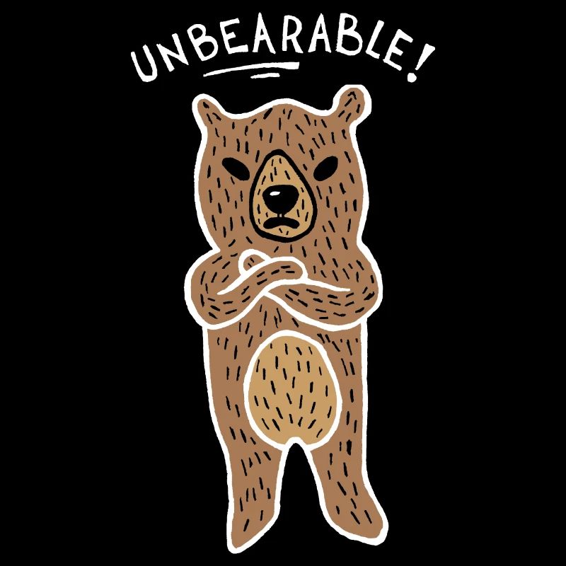 Ours insupportable (Blanc)