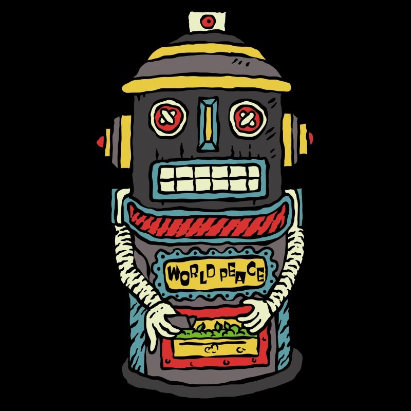 420 World Peace Rollender Roboter