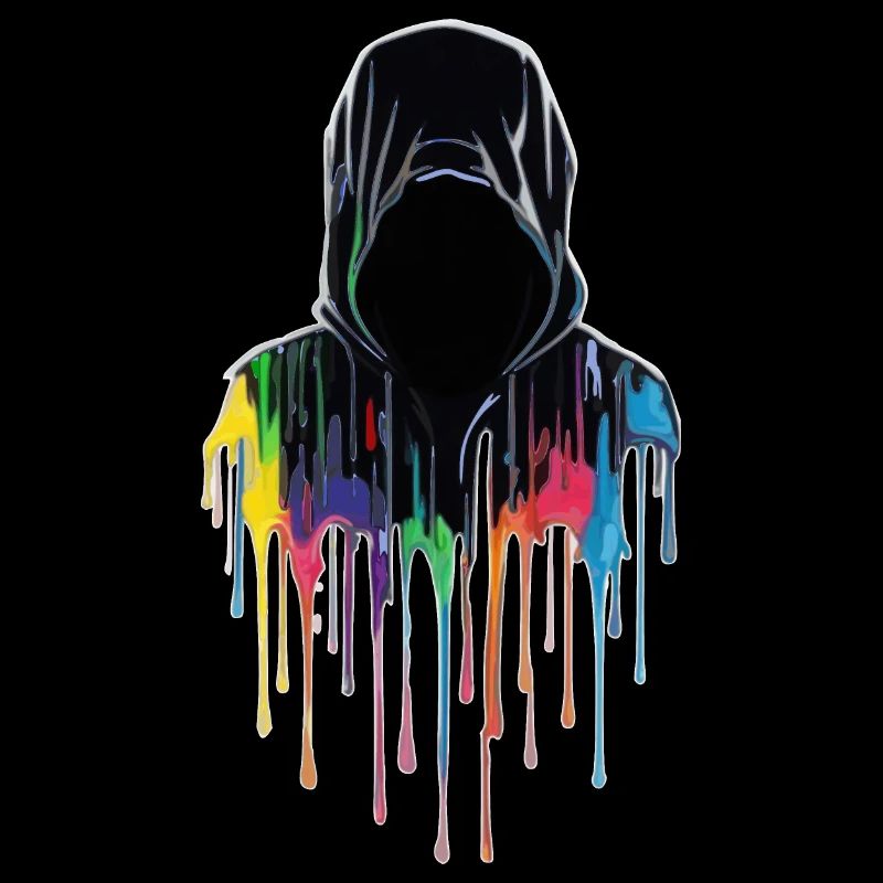 Sweat à capuche coloré