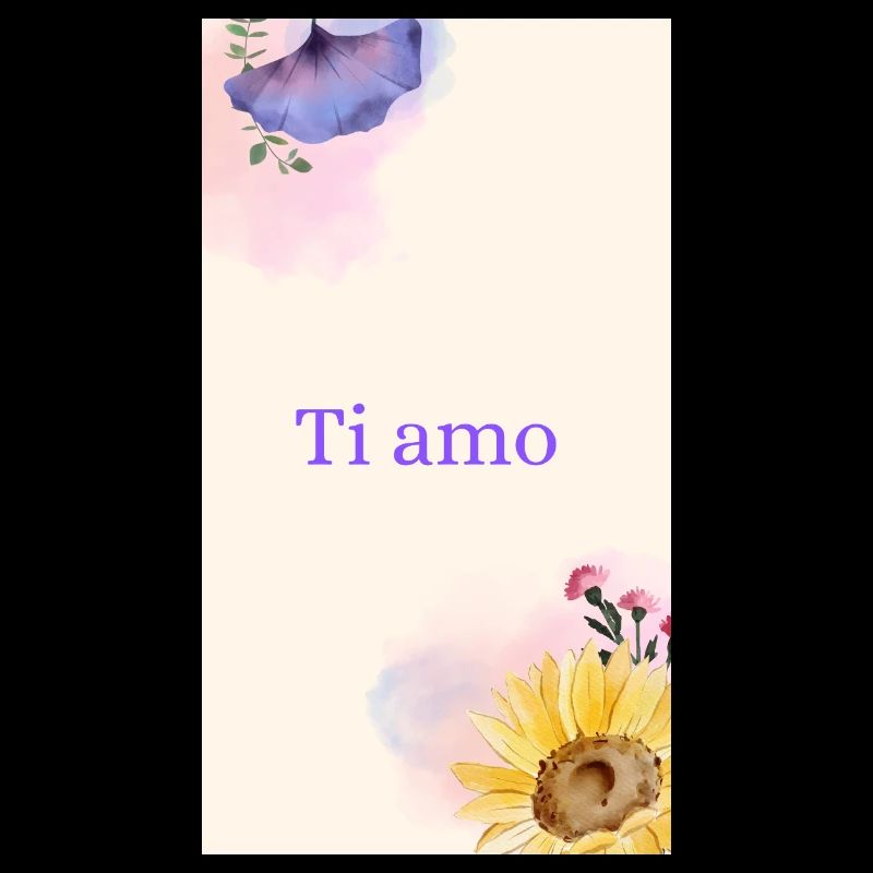 Je t’aime violet