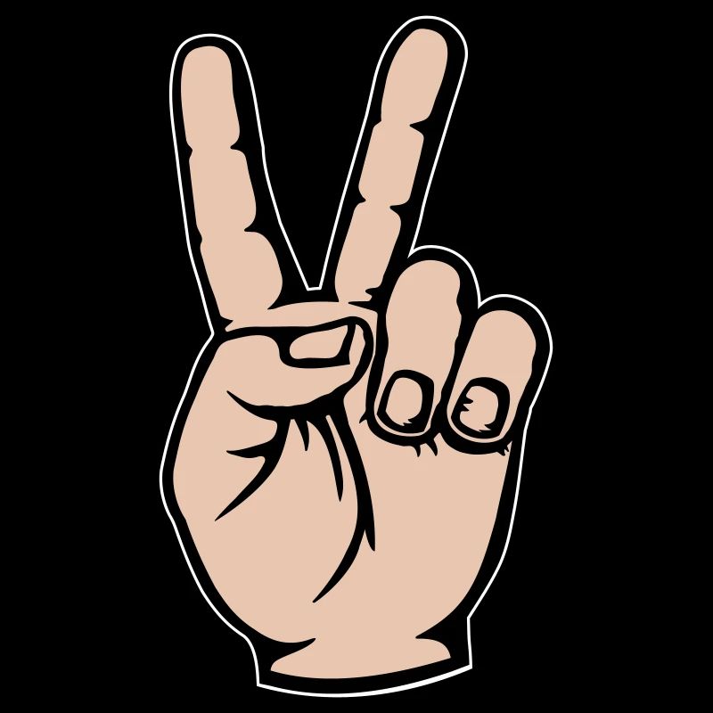 Viktory Signe de Paix Main