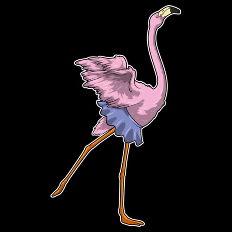 Ballet des danseuses flamants roses